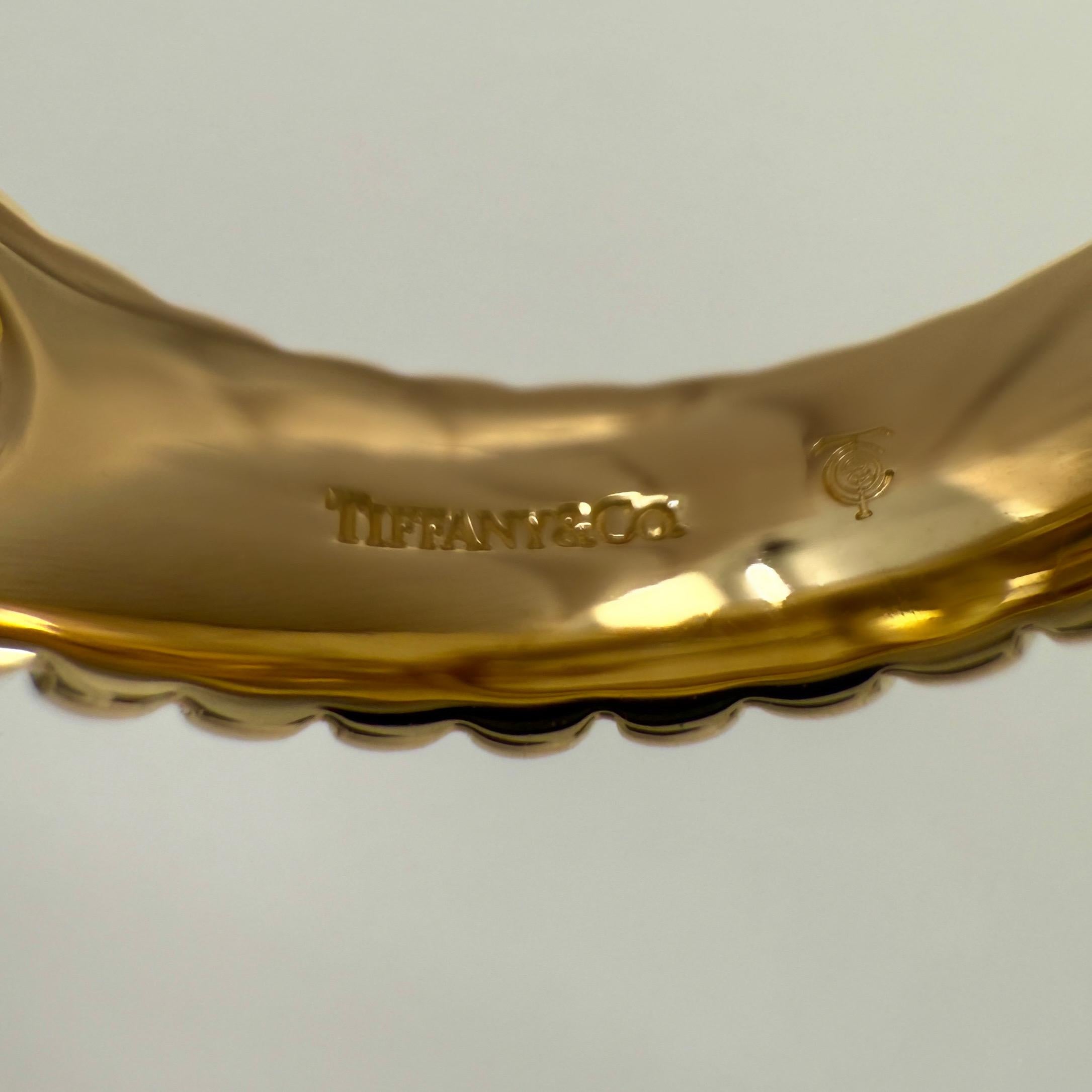 RECARGO POR Tiffany & Co. Citrino Naranja Vivo Talla Corazón Oro Amarillo 18k en venta 1