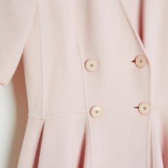Resort 2016 Dior Light Pink Cashmere Flared Dress