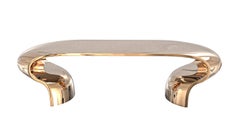 "Respiro" Coffee Table with Bronze, Hand Crafted, Istanbul