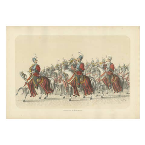Resplendent Cavalry Fanfare – Trumpet Corps of the Swiss States’ Escort in 1853