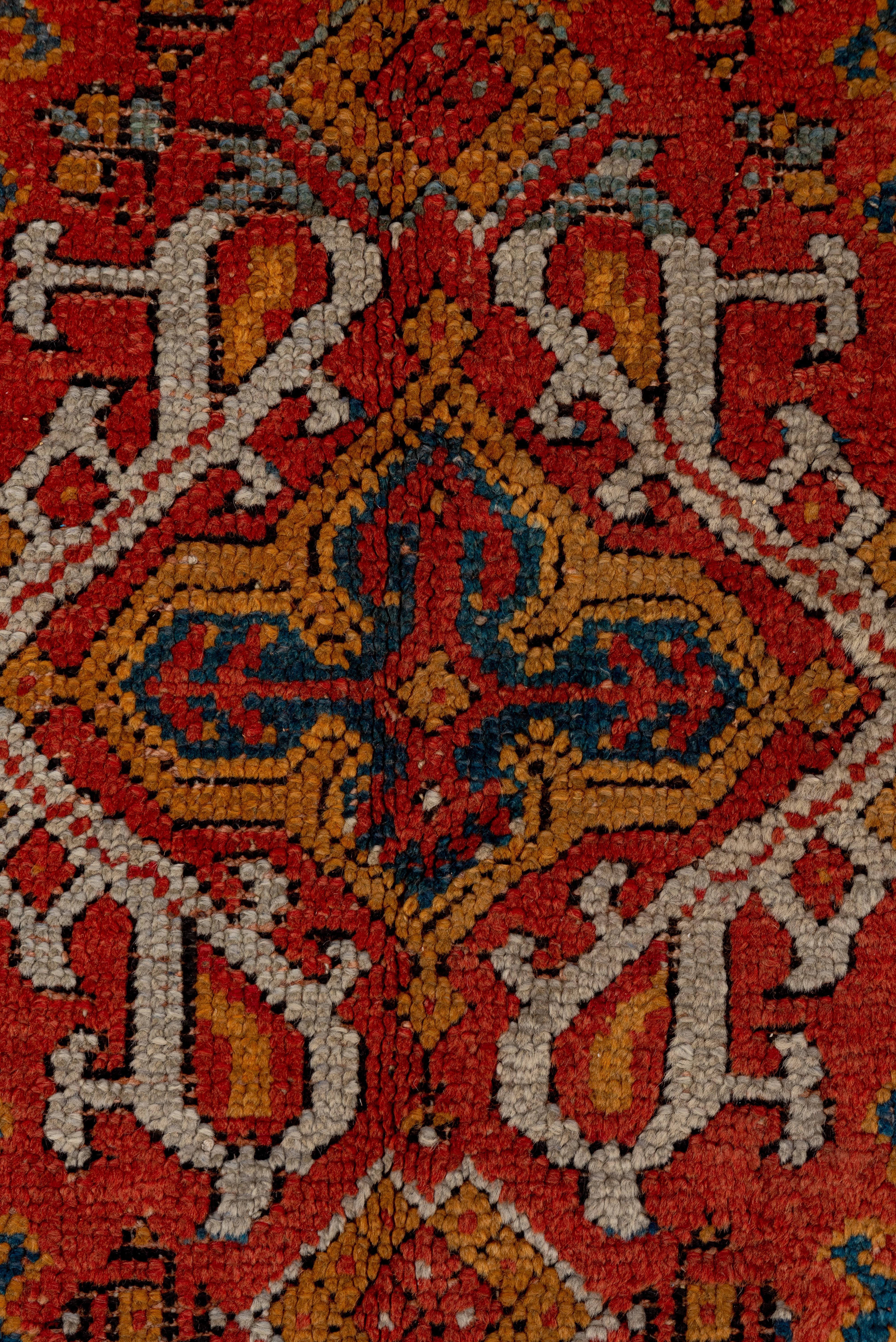 Wool Resplendent Oushak: A Tapestry of Turkish Heritage and Vibrant Hues For Sale