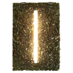 Ressaca Linestra – Unique Handmade Wall Light with Crushed Wine Bottle Glass
