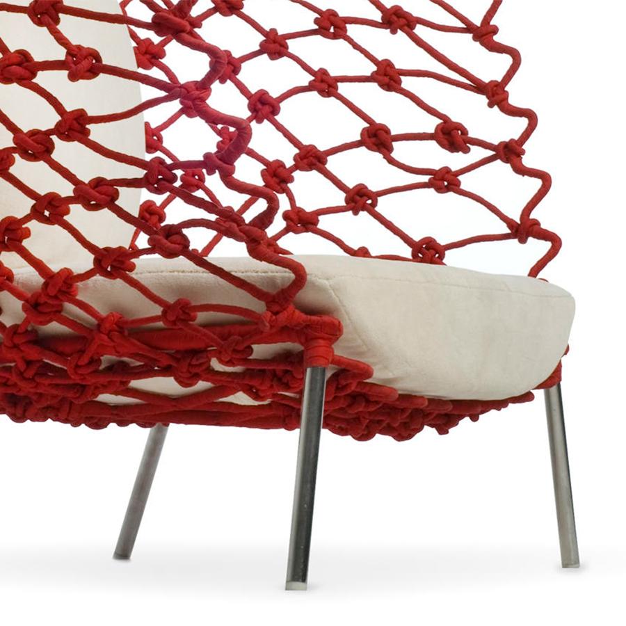 Rest Red Armchair Outdoor-Indoor In New Condition For Sale In Paris, FR