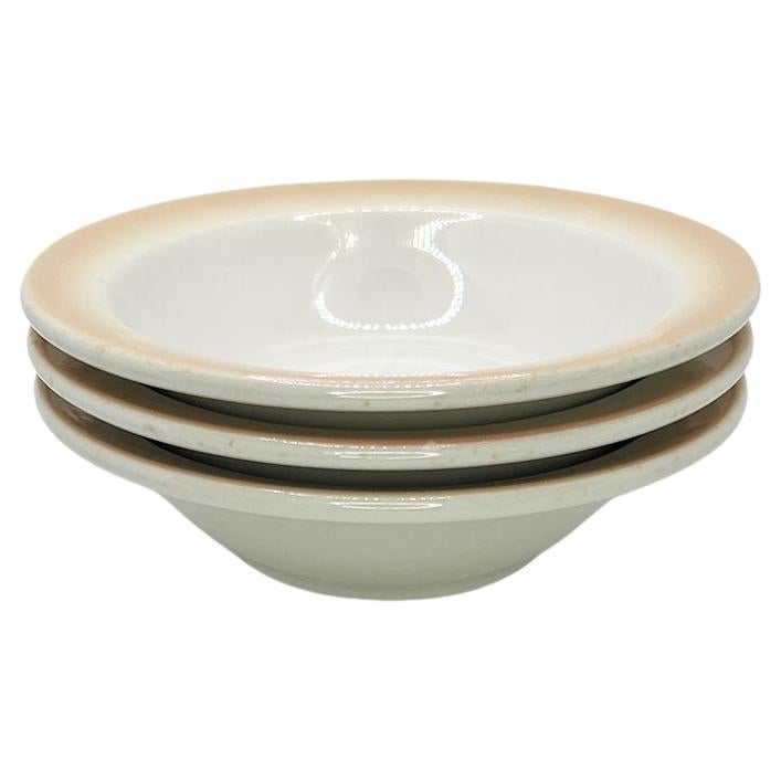 Restaurant Ware Ceramic Bowls in Peach Ombre - Set of 3