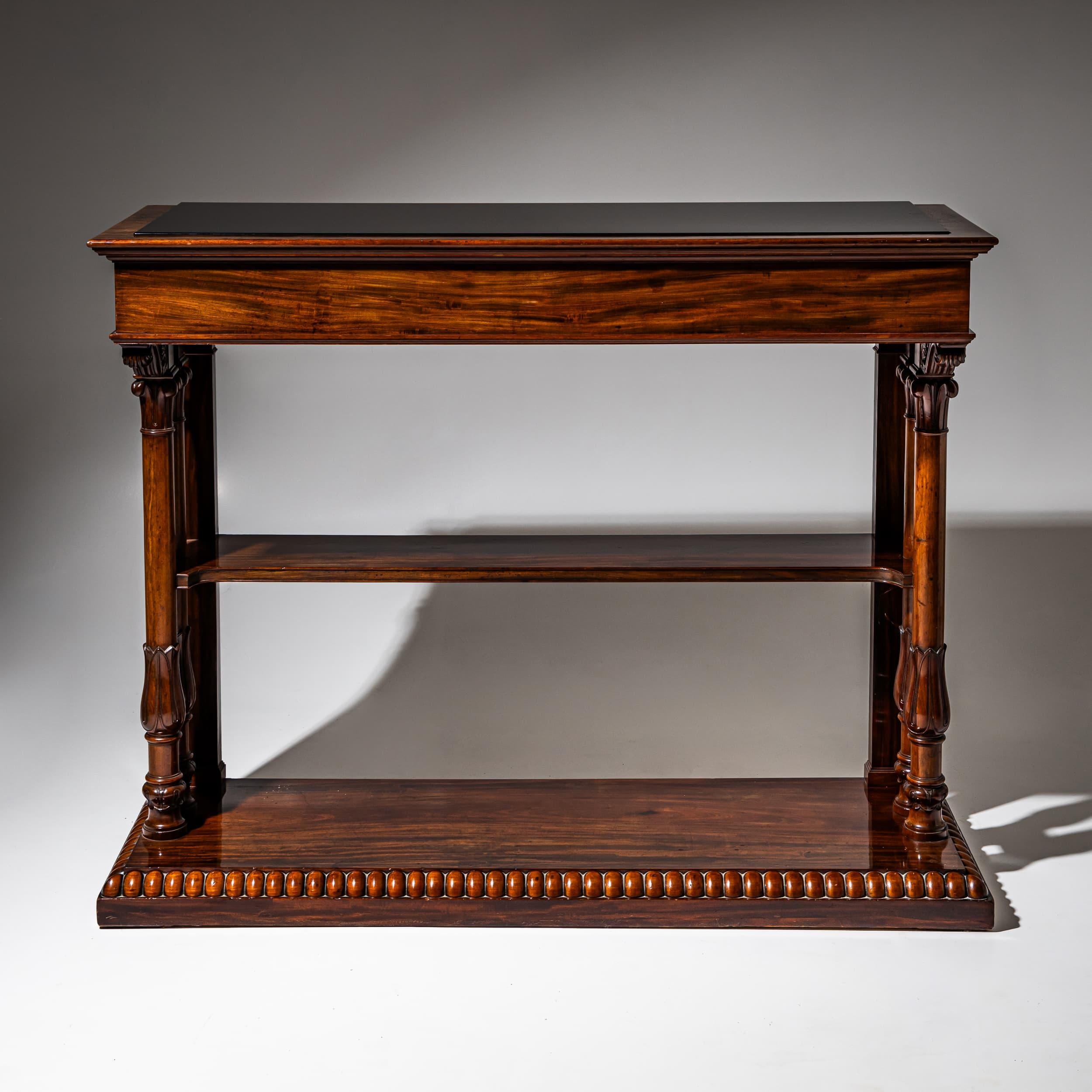 Konsole der Restaurationszeit, Frankreich um 1830 (Kirsche) im Angebot