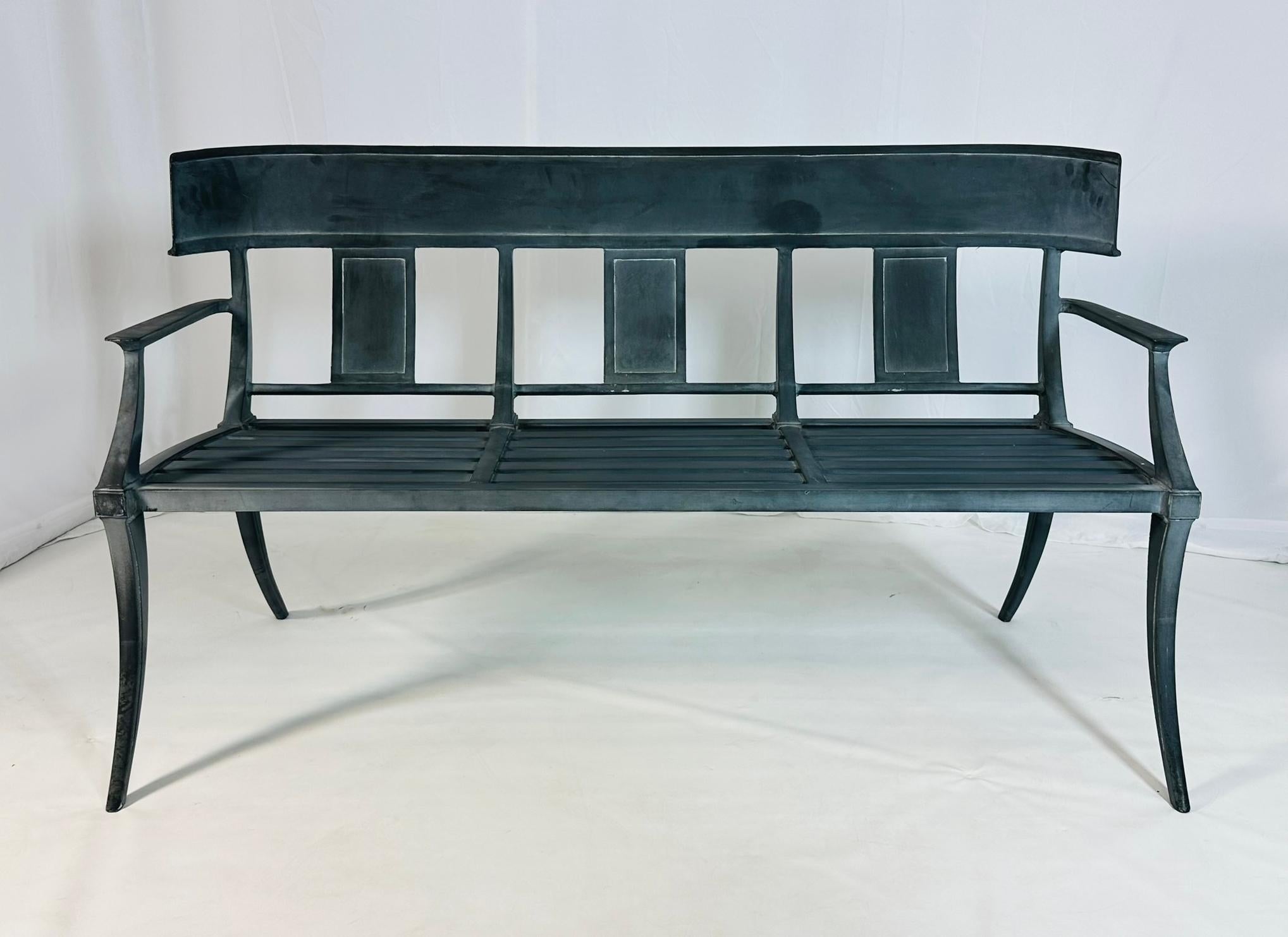Restauración Ferretería Aluminio Fundido Klismos Banco Vaciado en venta
