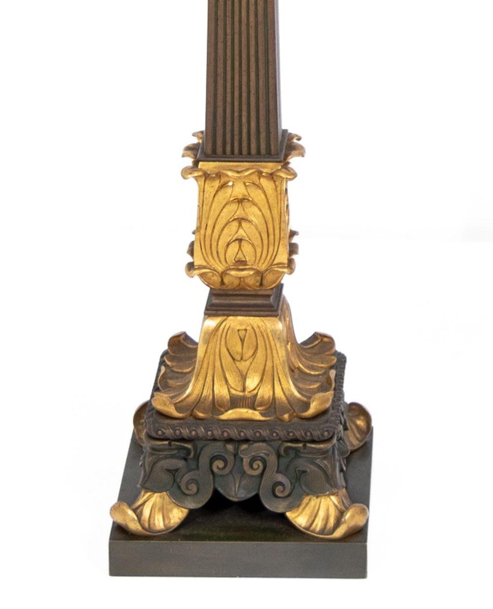 Stile impero Candelabri Restauration in bronzo e ormolu, coppia in vendita