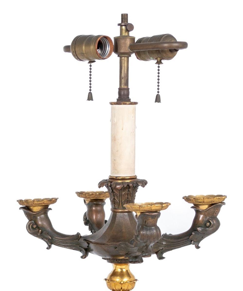 Francese Candelabri Restauration in bronzo e ormolu, coppia in vendita