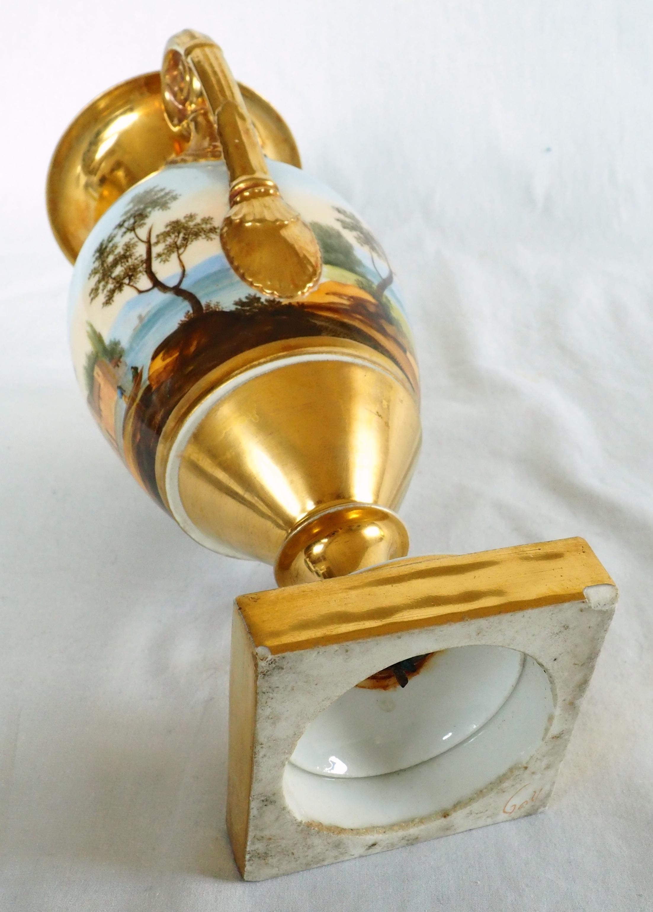 Vaso in porcellana Restauration Paris, XIX secolo, circa 1830 11