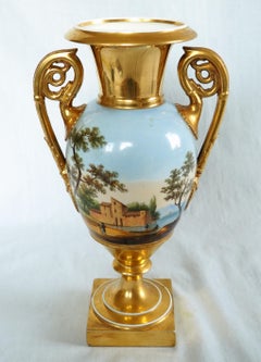 Vaso in porcellana Restauration Paris, XIX secolo, circa 1830