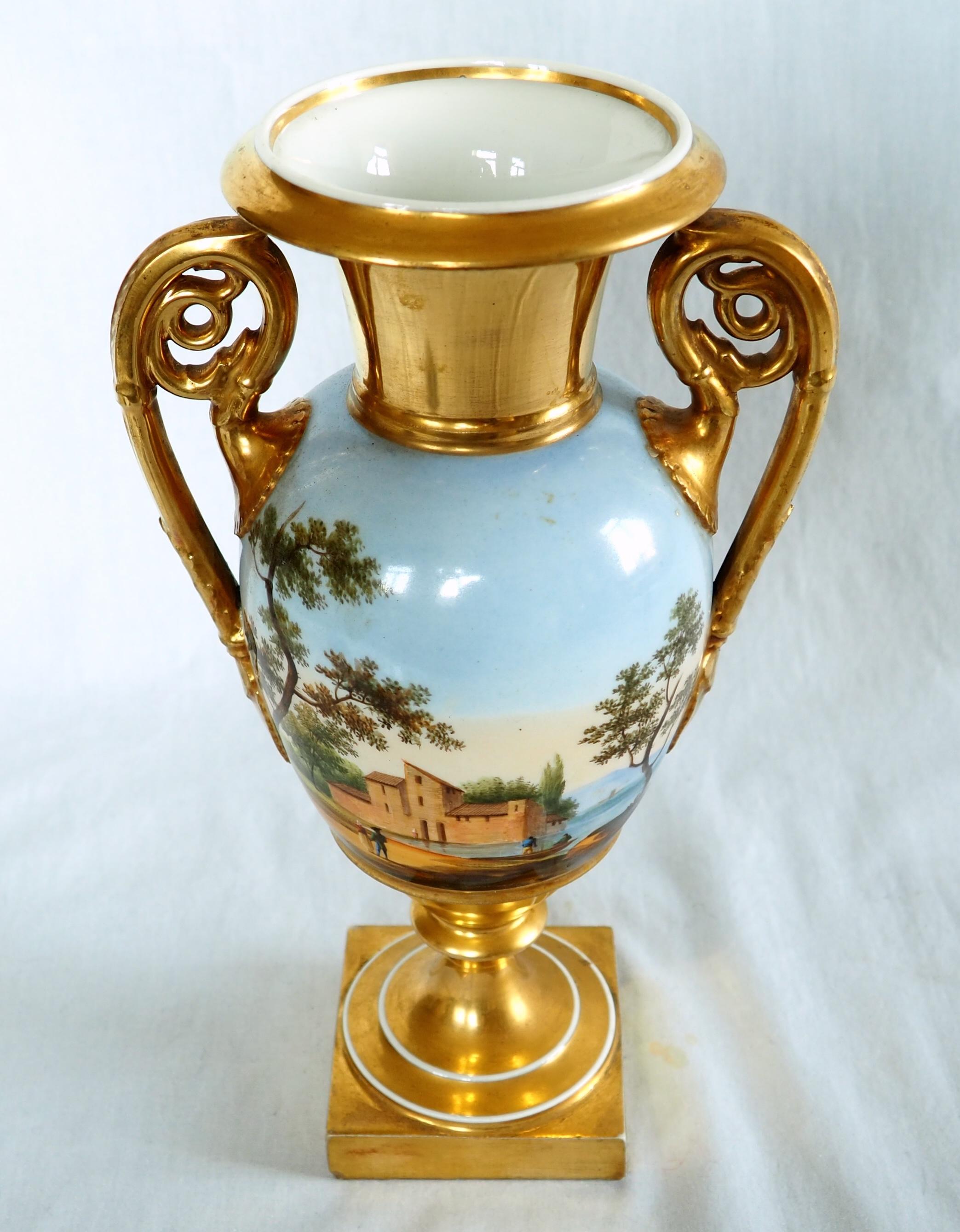 Restaurazione Vaso in porcellana Restauration Paris, XIX secolo, circa 1830