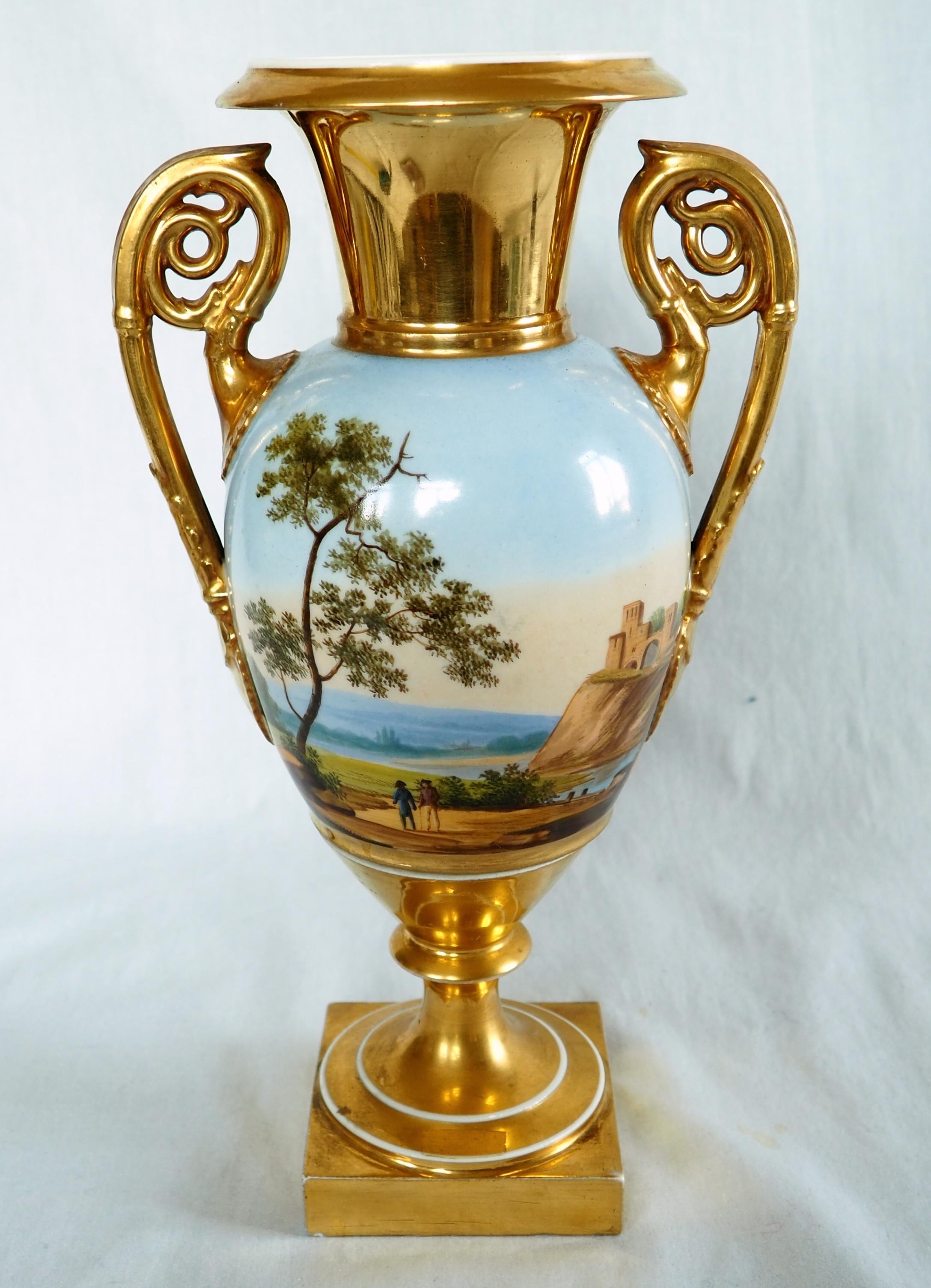Porcellana Vaso in porcellana Restauration Paris, XIX secolo, circa 1830