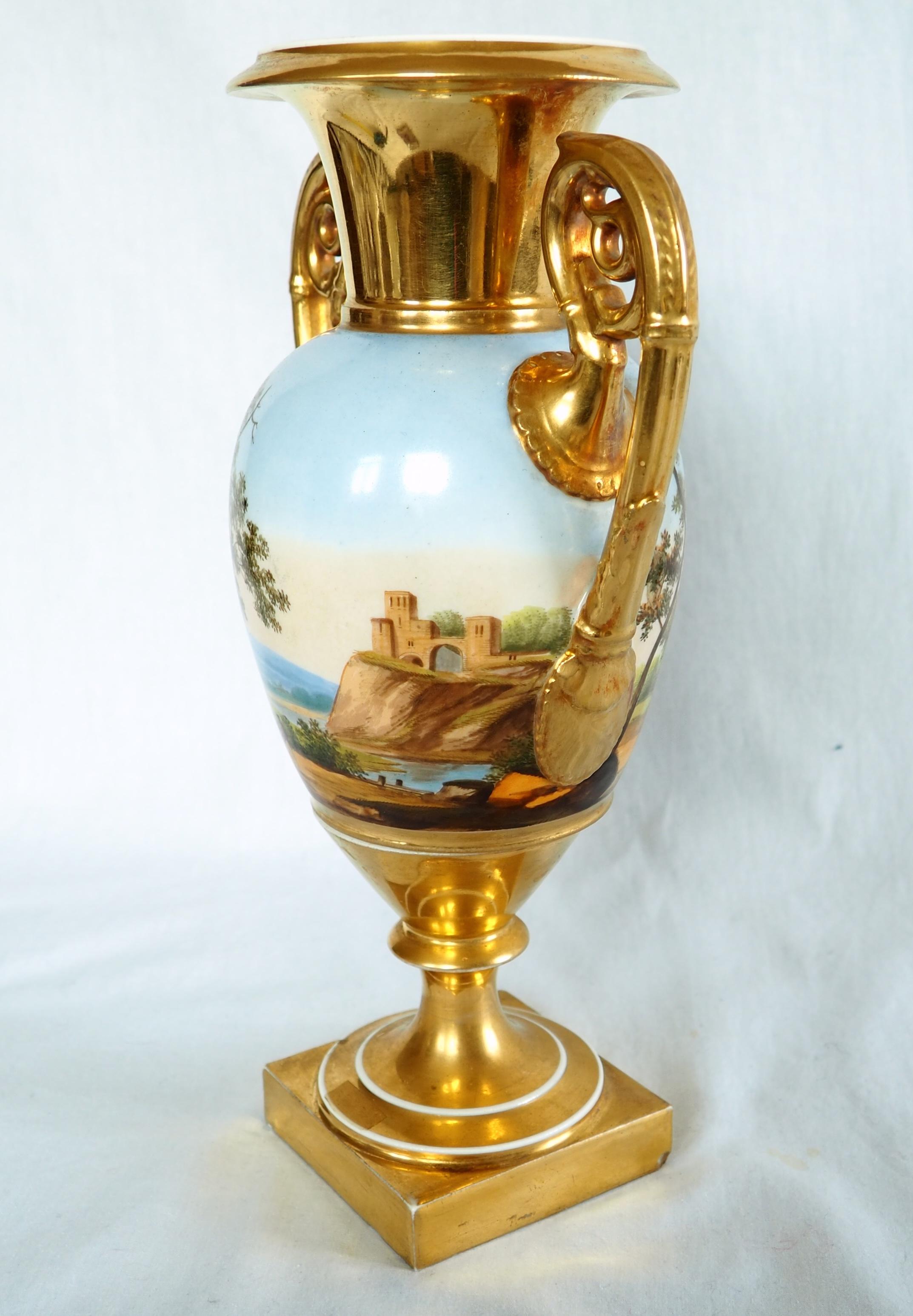 Vaso in porcellana Restauration Paris, XIX secolo, circa 1830 1