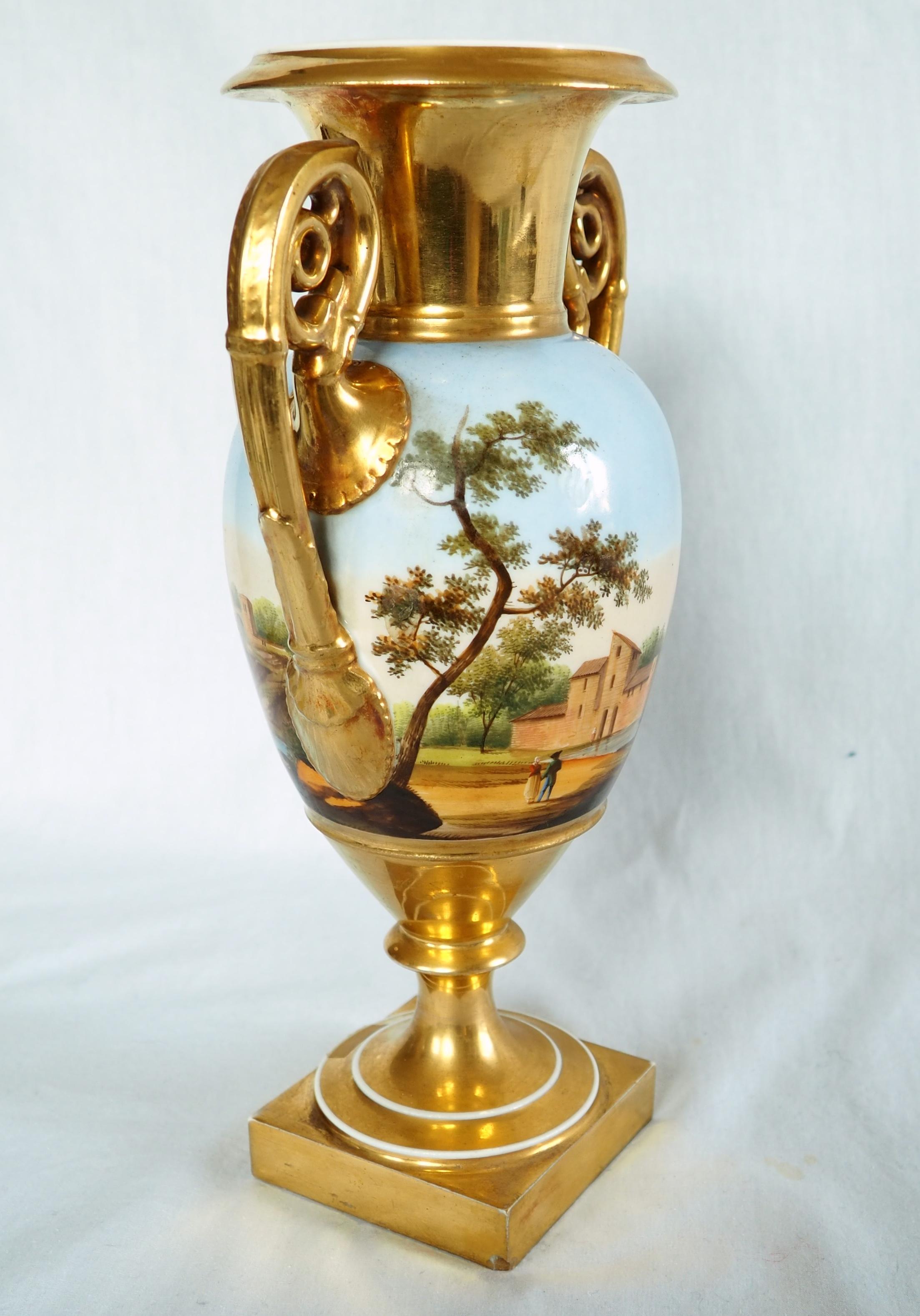 Vaso in porcellana Restauration Paris, XIX secolo, circa 1830 2