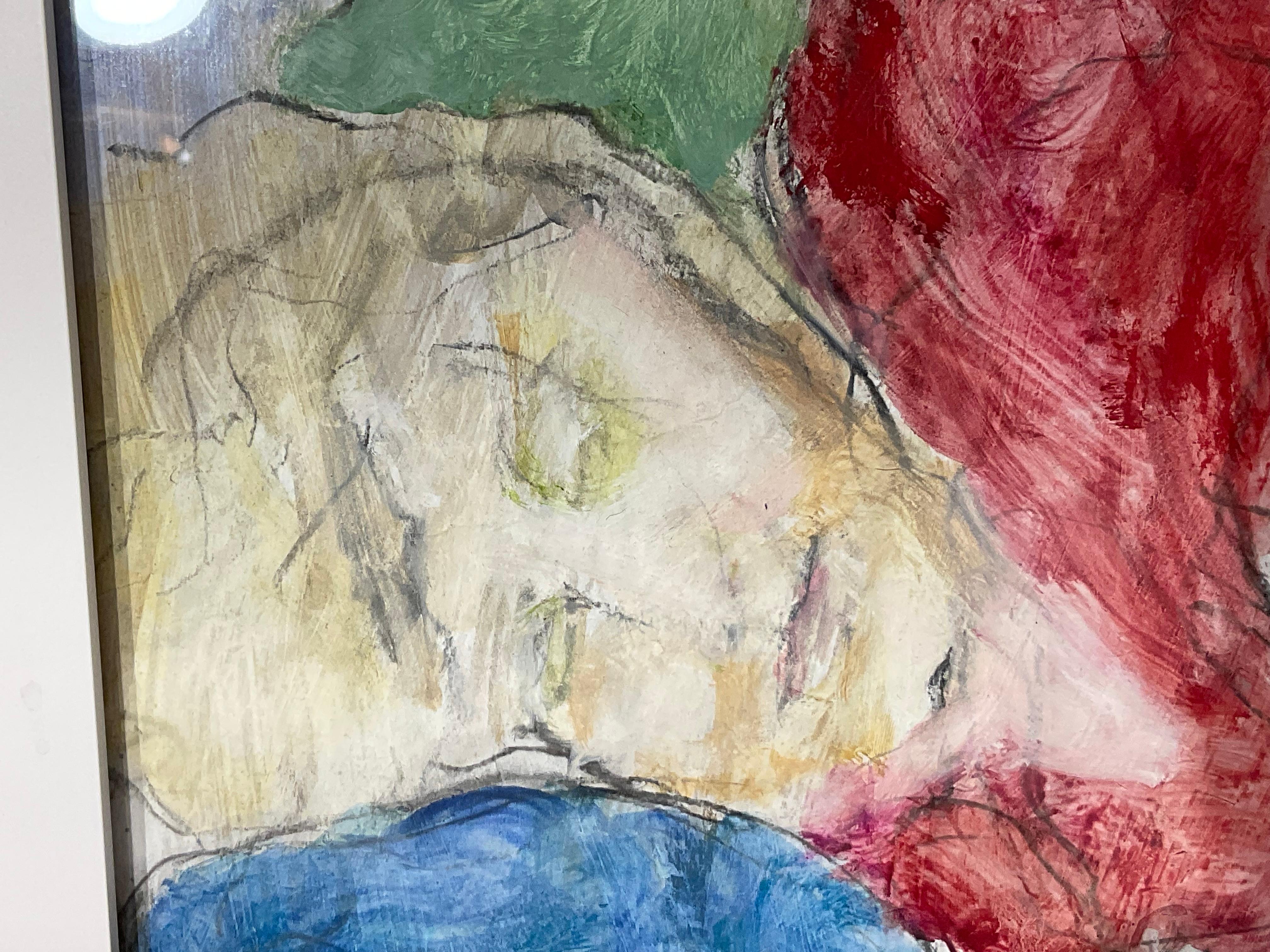 „Restful Reverie/Aquarell auf Papier von Pamela Melvin im Angebot 5