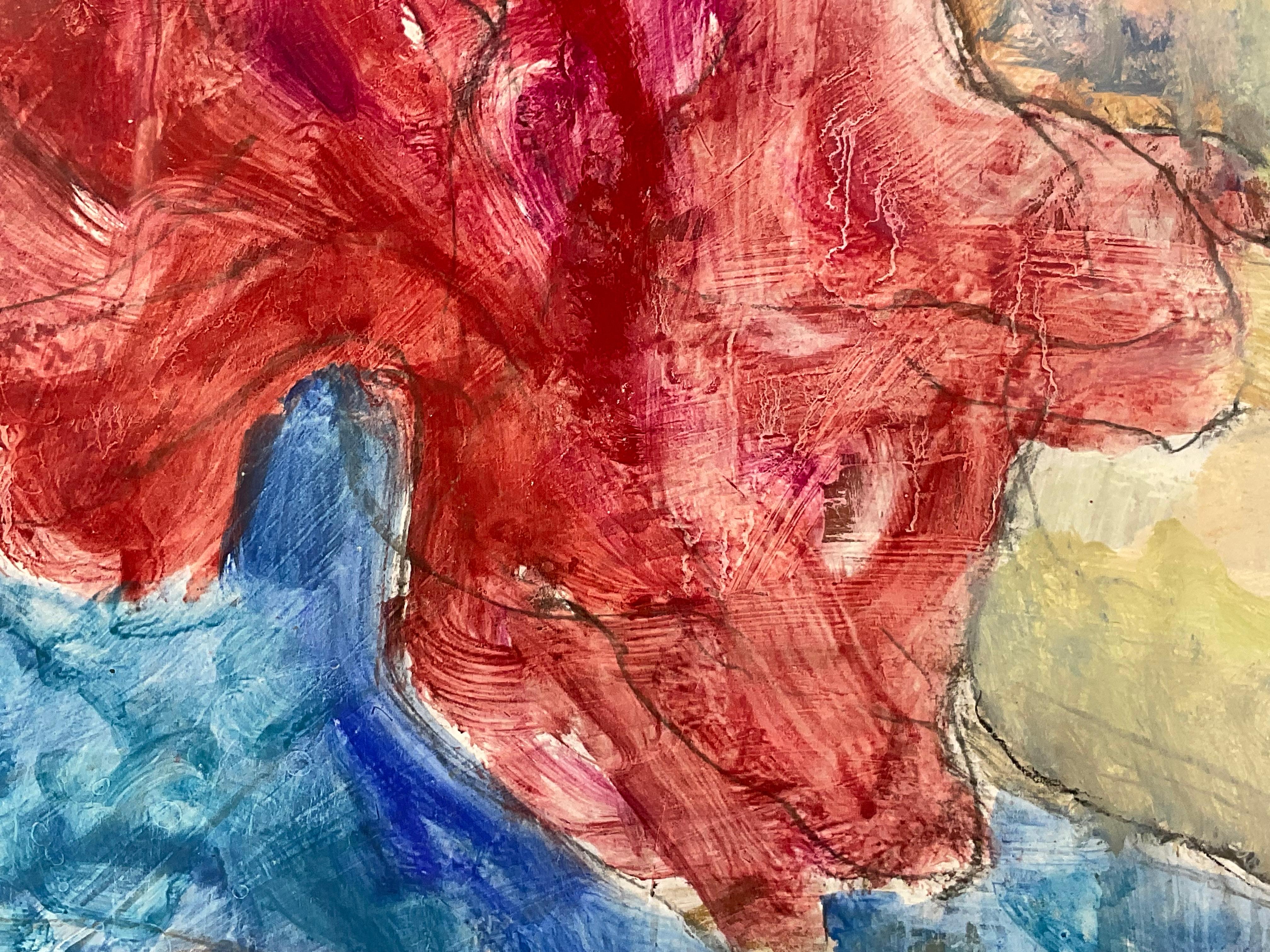 „Restful Reverie/Aquarell auf Papier von Pamela Melvin im Angebot 6