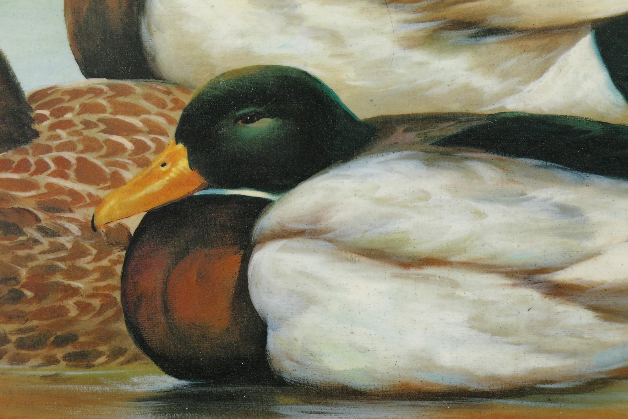 Resting Mallard Ducks Serving Tray For Sale 1
