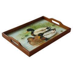 Resting Mallard Ducks Serving Tray