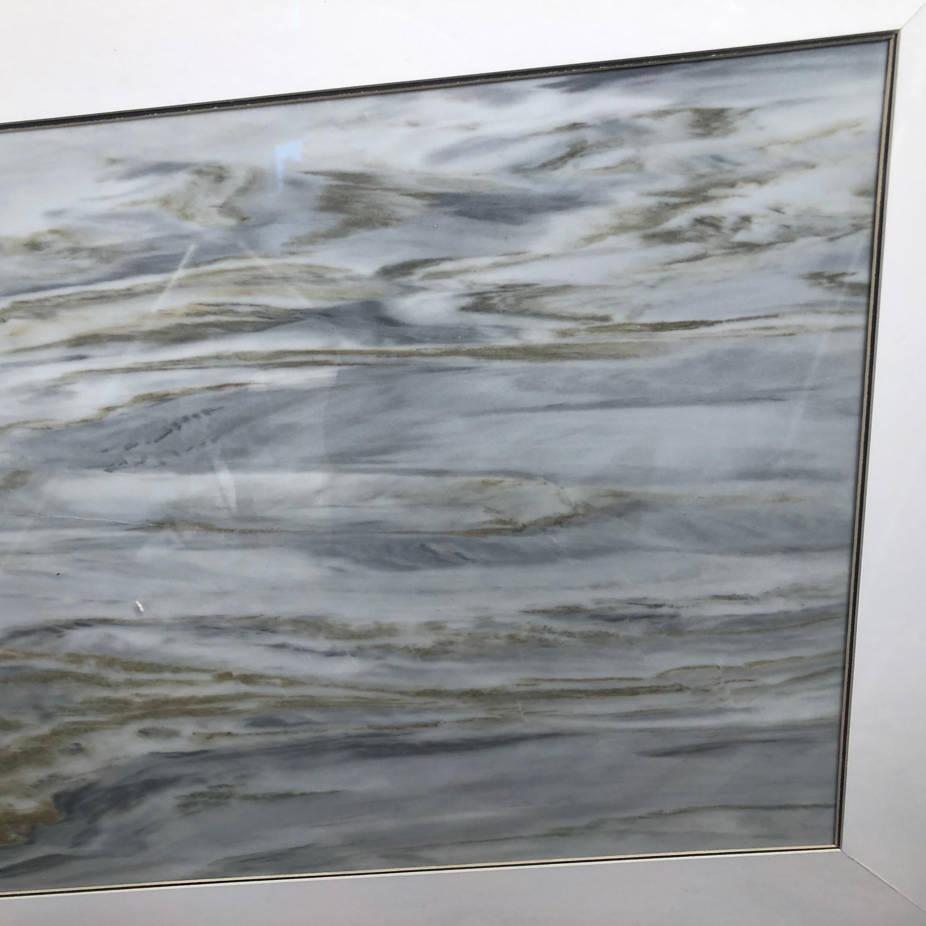 Außergewöhnlicher chinesischer Naturstein „Painting“ Restless Ocean Waters im Zustand „Gut“ im Angebot in South Burlington, VT