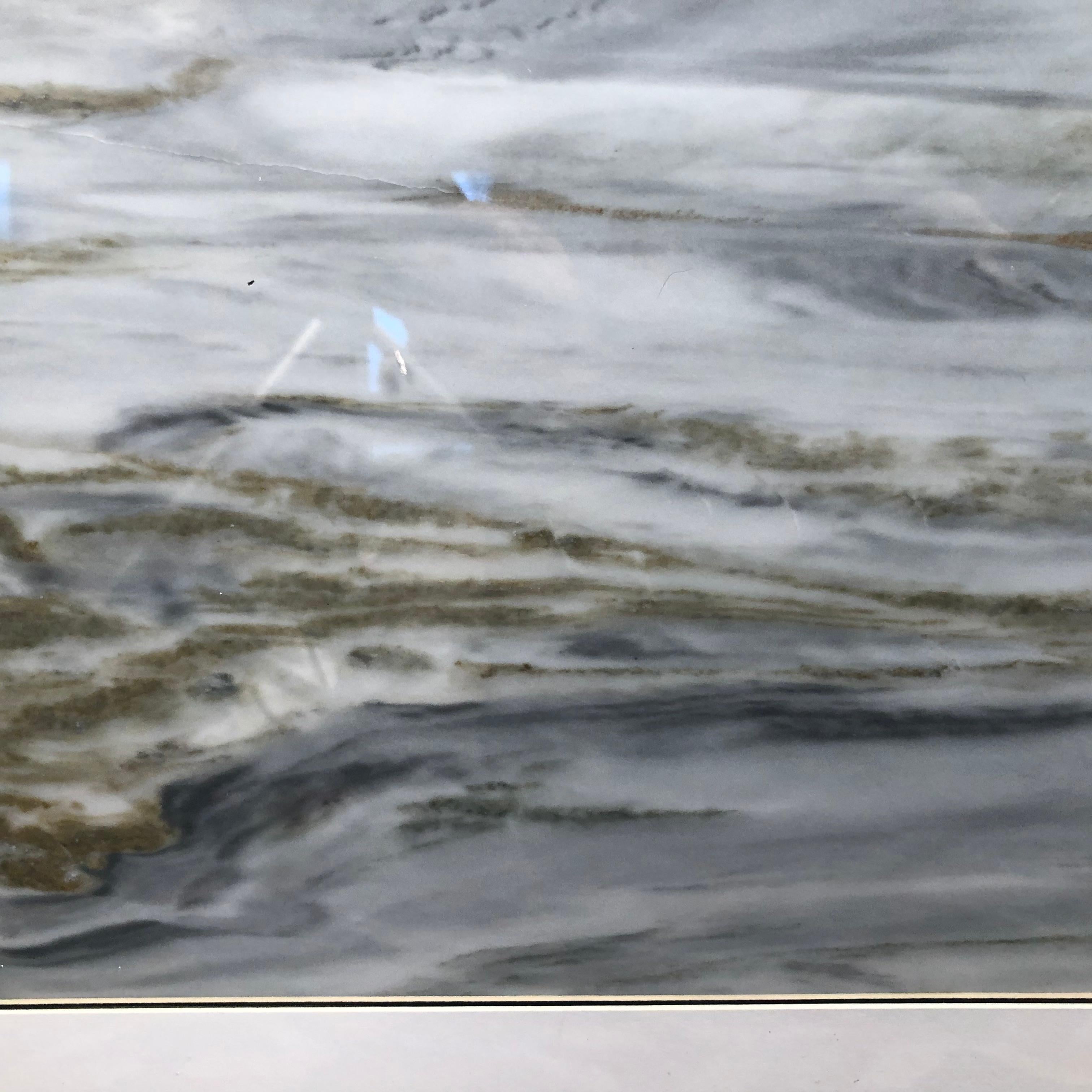Außergewöhnlicher chinesischer Naturstein „Painting“ Restless Ocean Waters (Marmor) im Angebot