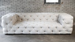 Restoration Hardware 9' Soho Tufted Sofa