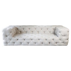 Used Restoration Hardware 9' Soho Tufted Sofa
