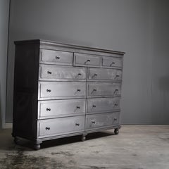 Restoration Hardware Annecy Metal Wrapped 11 Drawer Dresser
