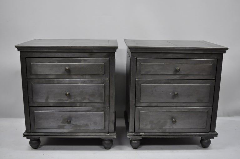 Restoration hardware metal nightstand outlet