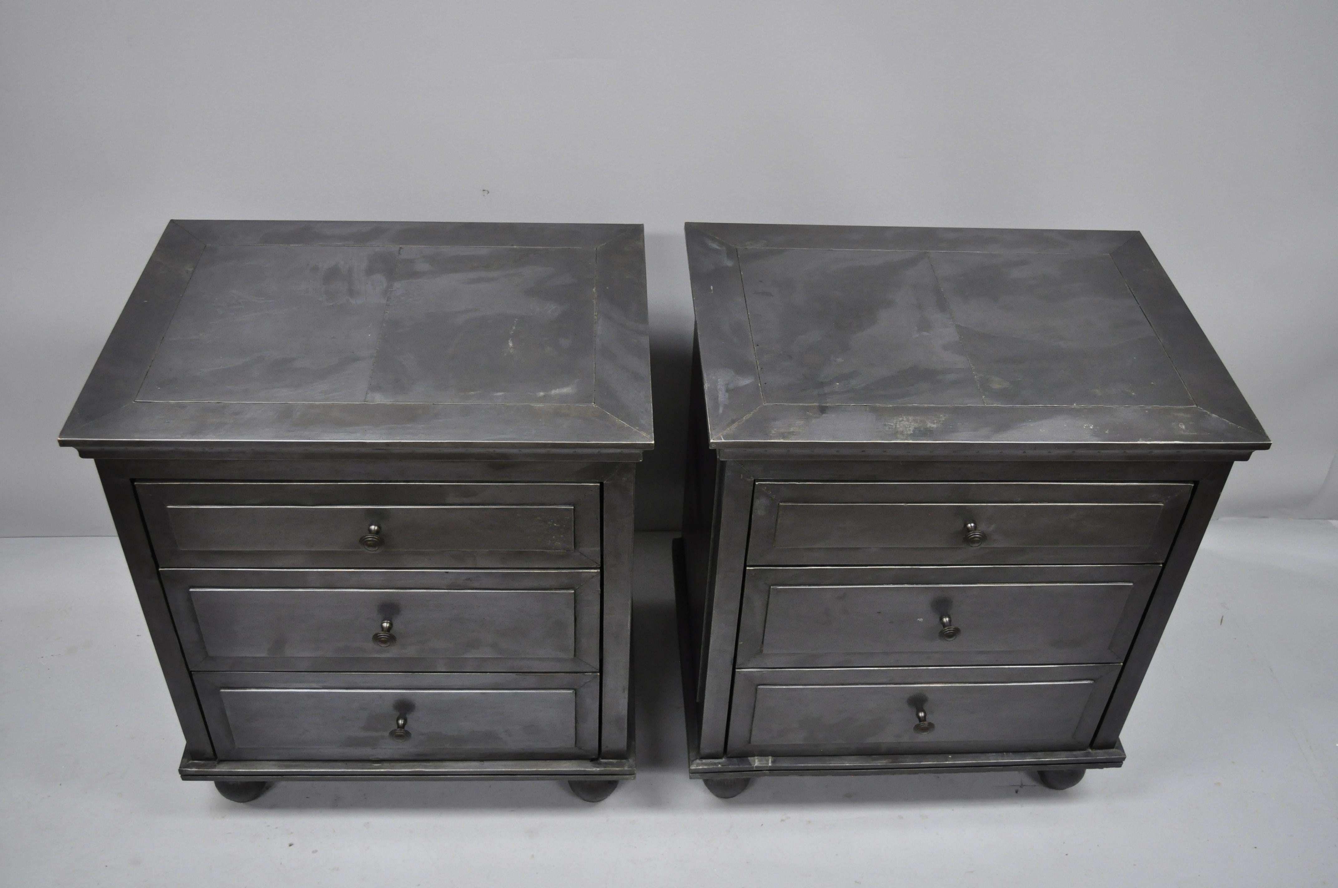 annecy metal wrapped desk