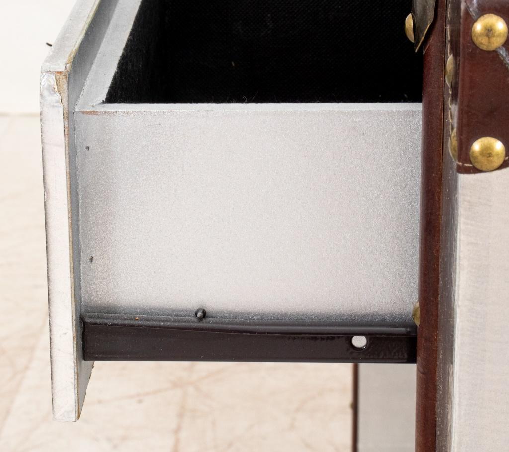 20th Century Restoration Hardware Attrb. Trunk Desk and Cabinet