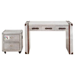 Retro Restoration Hardware Attrb. Trunk Desk and Cabinet