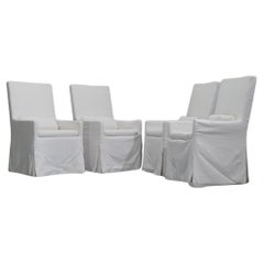 Restoration Hardware Belgian Track Arm Slipcovered Dining Armchair (poltrona da pranzo rivestita)