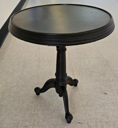 Restoration Hardware Cast Iron Adjustable Height Tilt Top Side table Pedestal