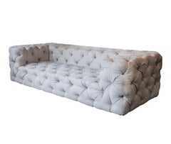 Restoration Hardware Chesterfield Soho Upholstered Sofa Nine Feet