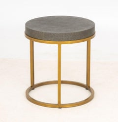 Restoration Hardware Faux Shagreen Beistelltisch