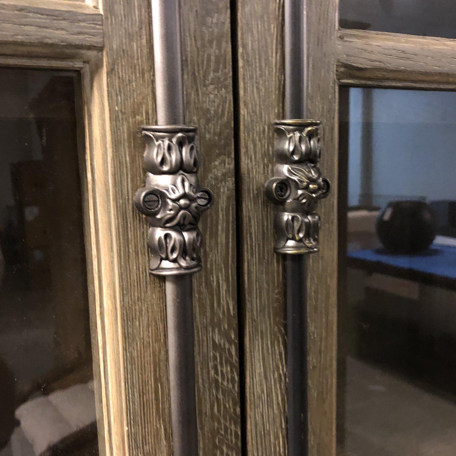 Restoration Hardware French Casement Double-Door Cabinet In Good Condition In San Francisco, CA