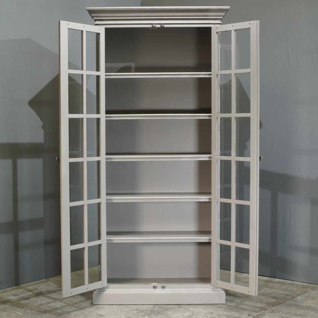 French Provincial Restoration Hardware French Casement Four Door Cabinet