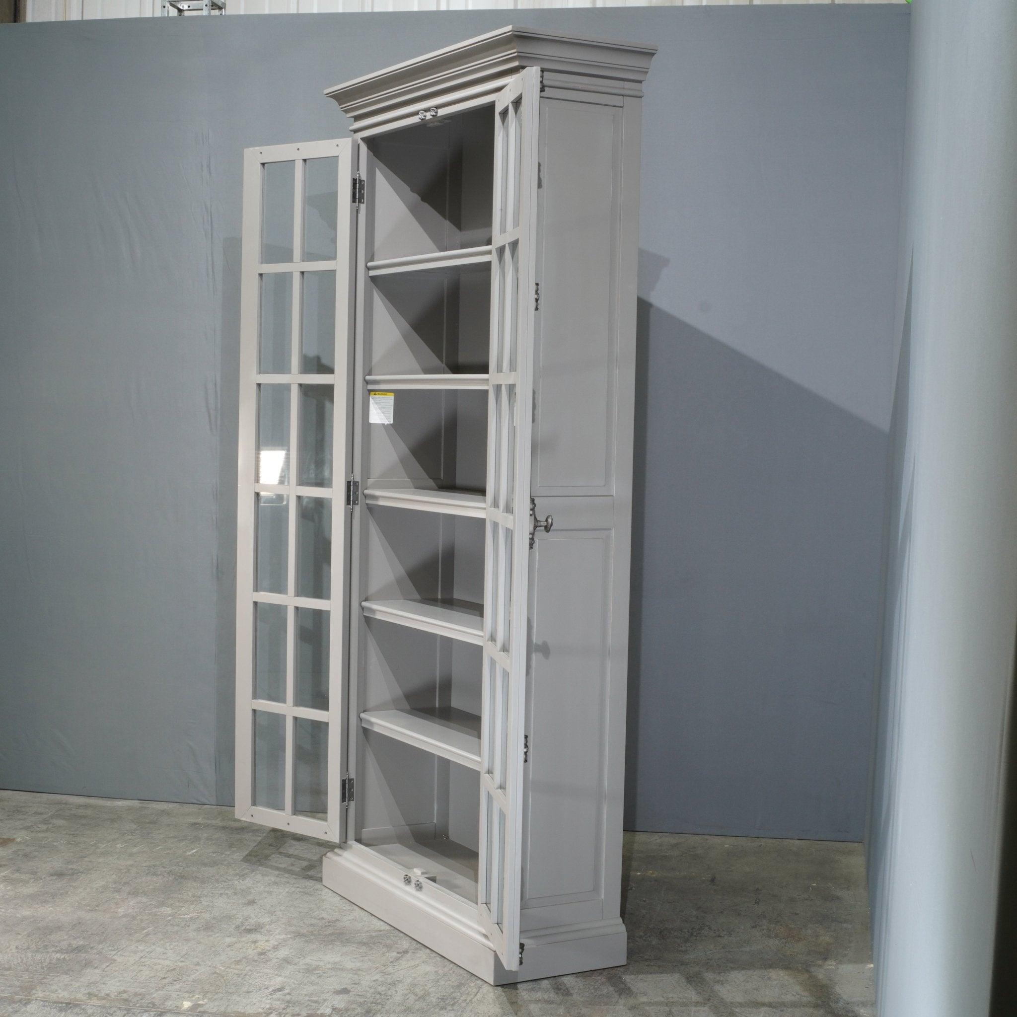 Contemporary Restoration Hardware French Casement Four Door Cabinet