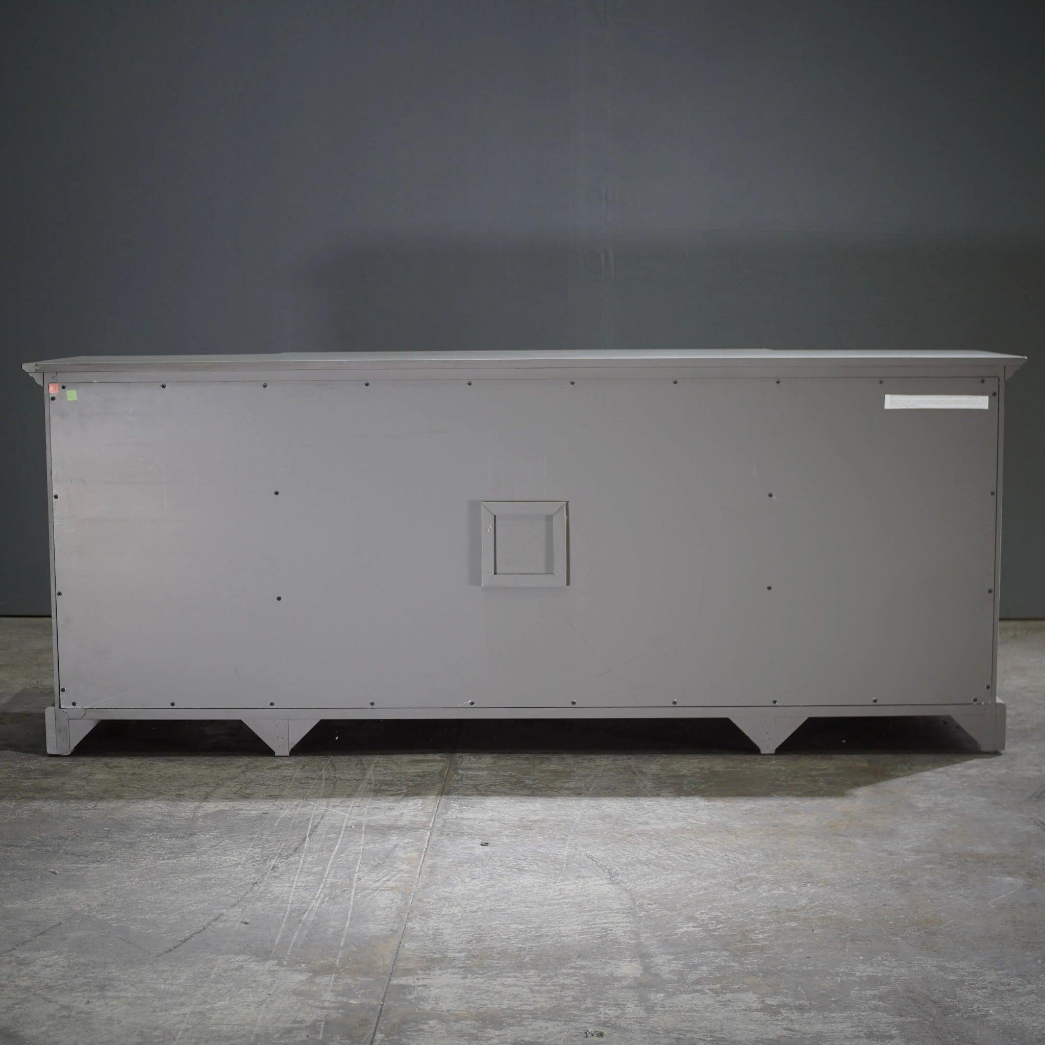 Restoration Hardware French Panel Grey Media Sideboard by Luay Al-Rawi 1