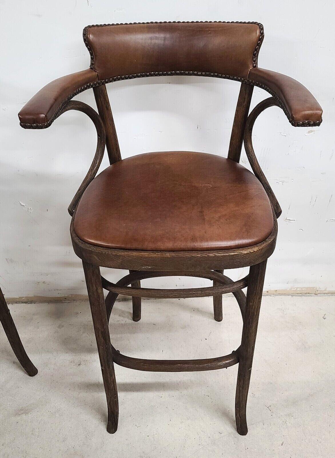 rh bar stools leather