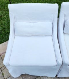Restoration Hardware Low Belgian Slope Arm SLIPCOVERS ONLY Set of 4
