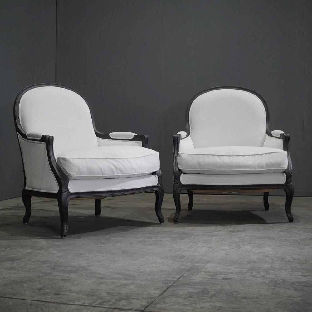 Restoration Hardware Lyon Chair with Fabric Padding