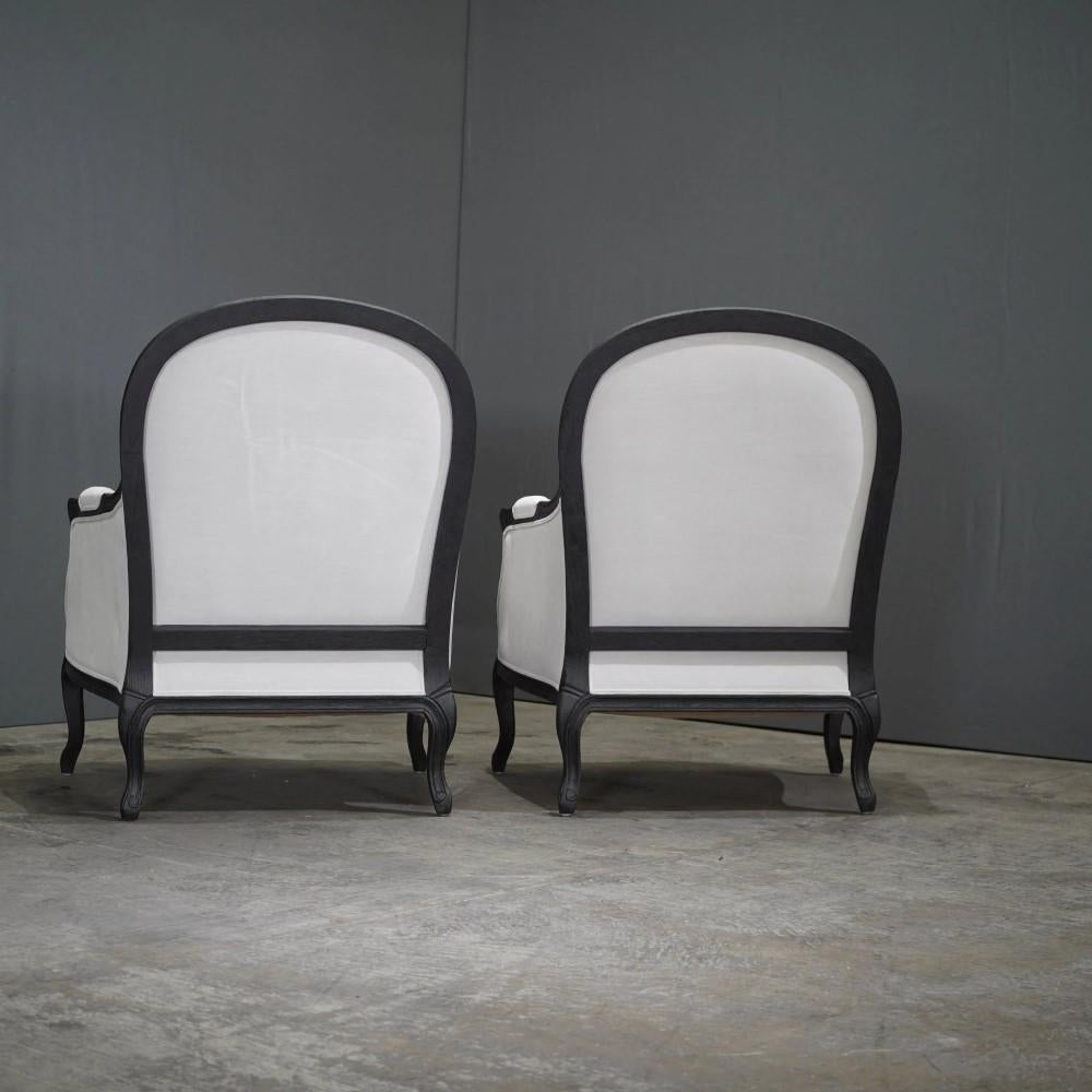 Restoration Hardware Lyon Chair with Fabric Padding 1