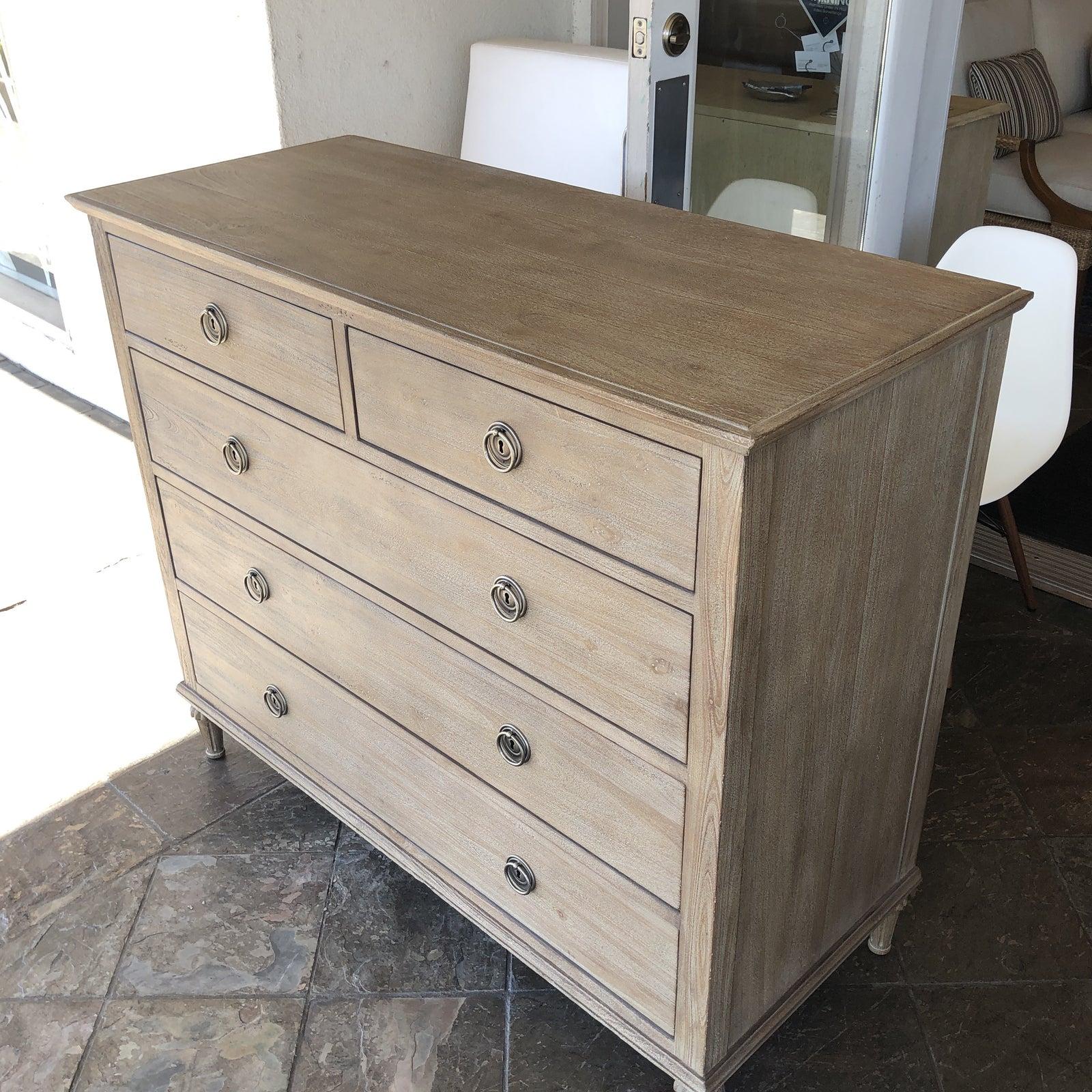Restoration Hardware Maison 5 Drawer Dresser For Sale at 1stDibs