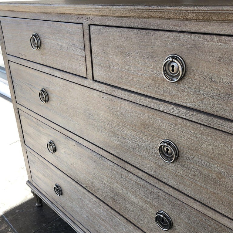 Restoration Hardware Maison 5 Drawer Dresser For Sale at 1stDibs