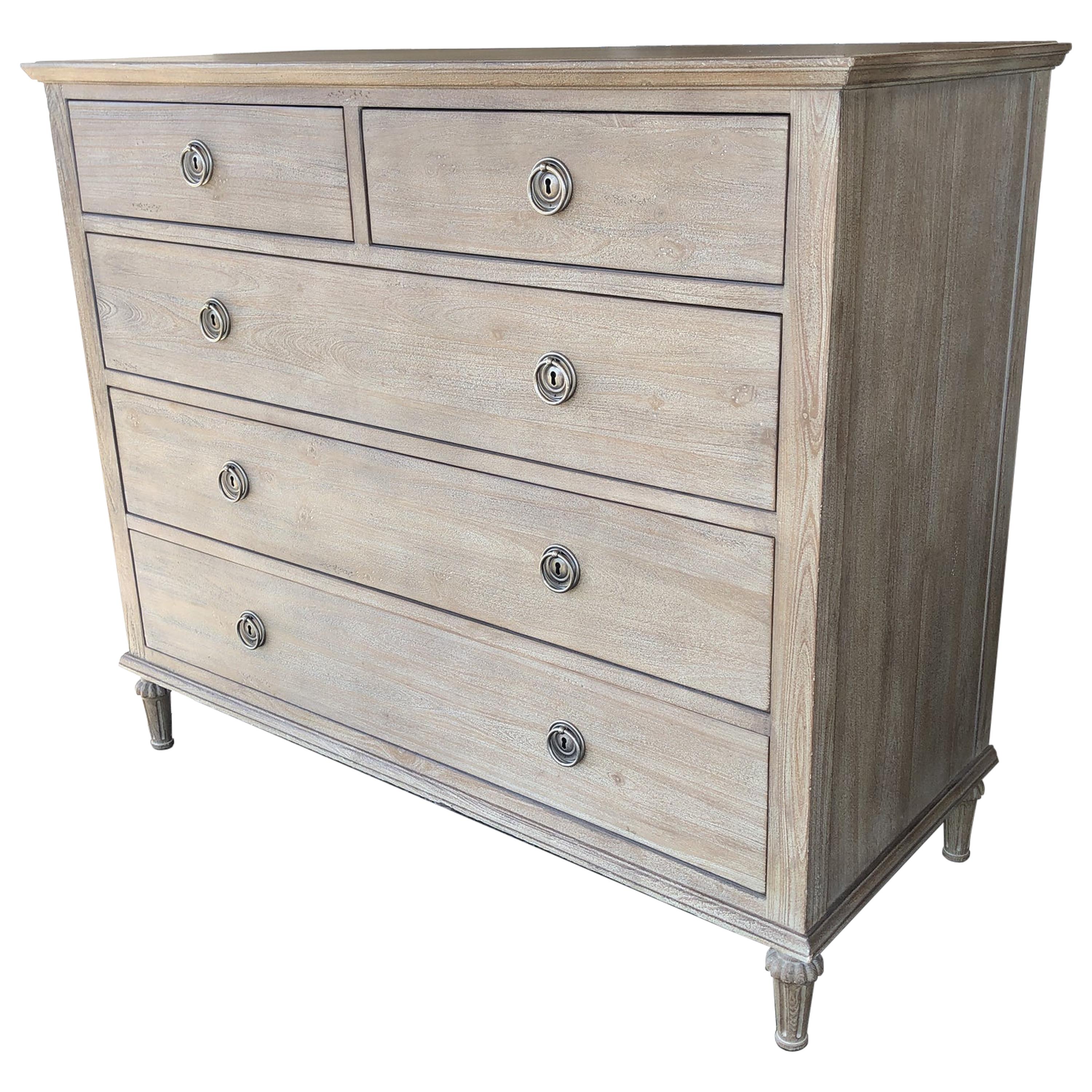 Restoration Hardware Maison 5 Drawer Dresser For Sale
