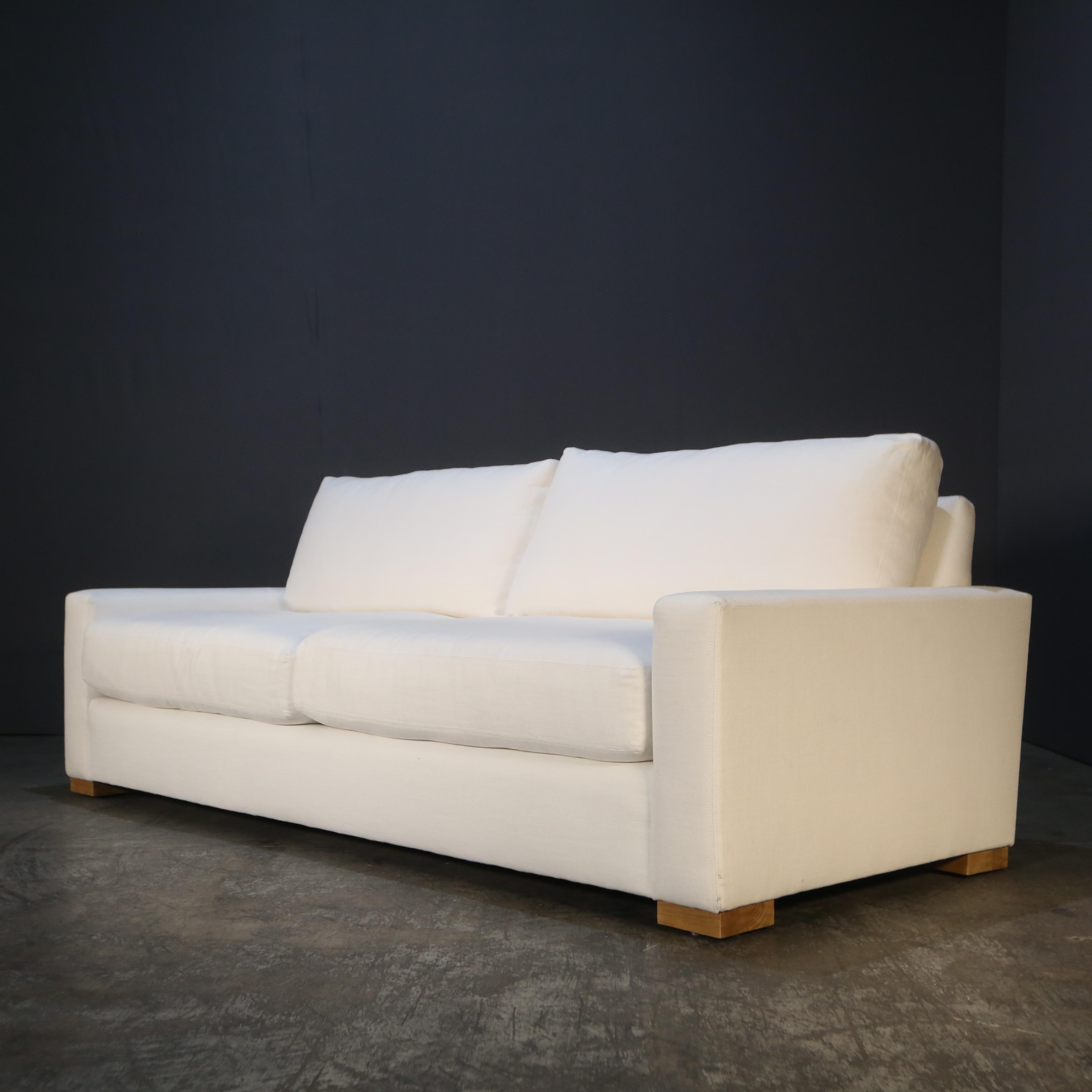 Modern Restoration Hardware Maxwell Sofa For Sale