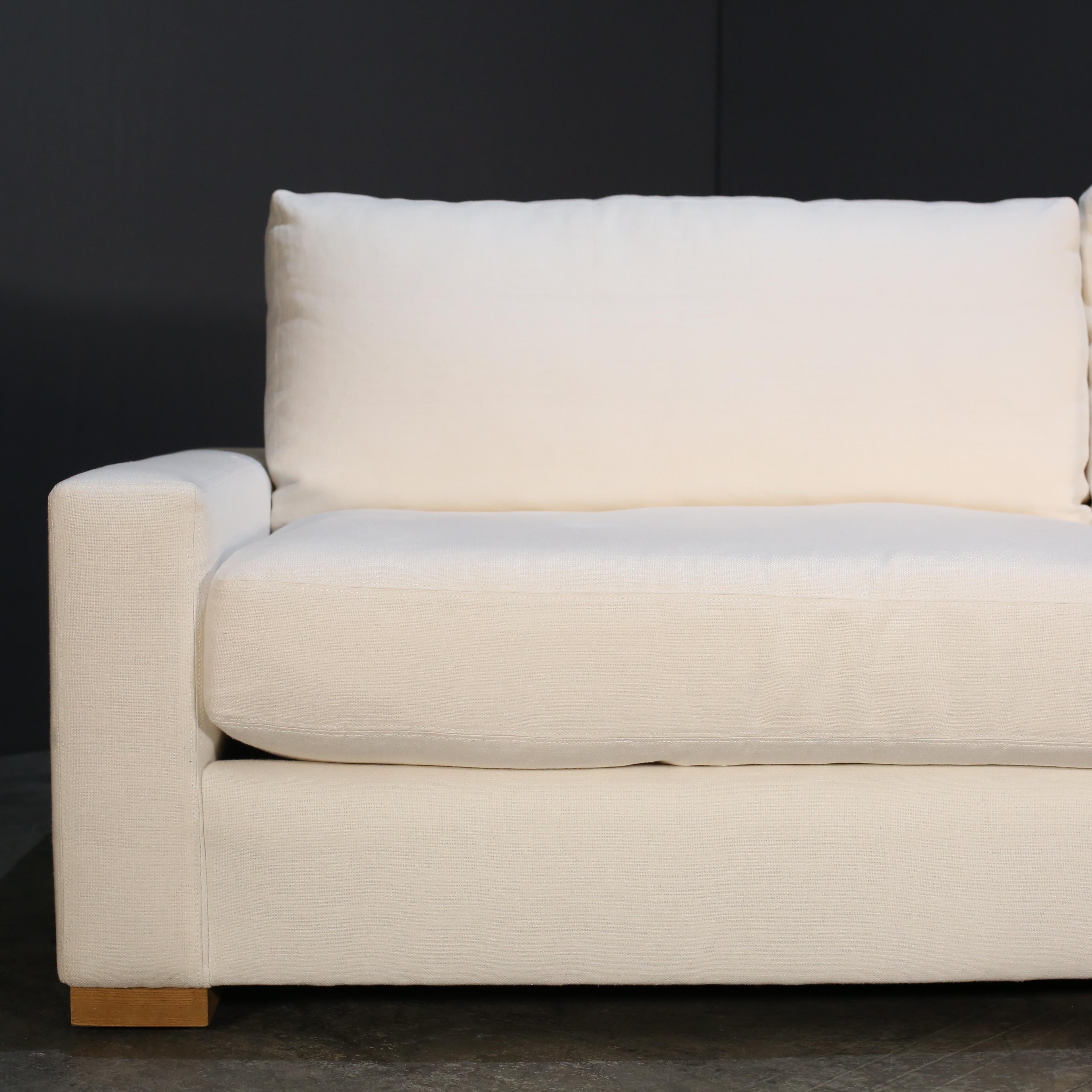 North American Restoration Hardware Maxwell Sofa For Sale