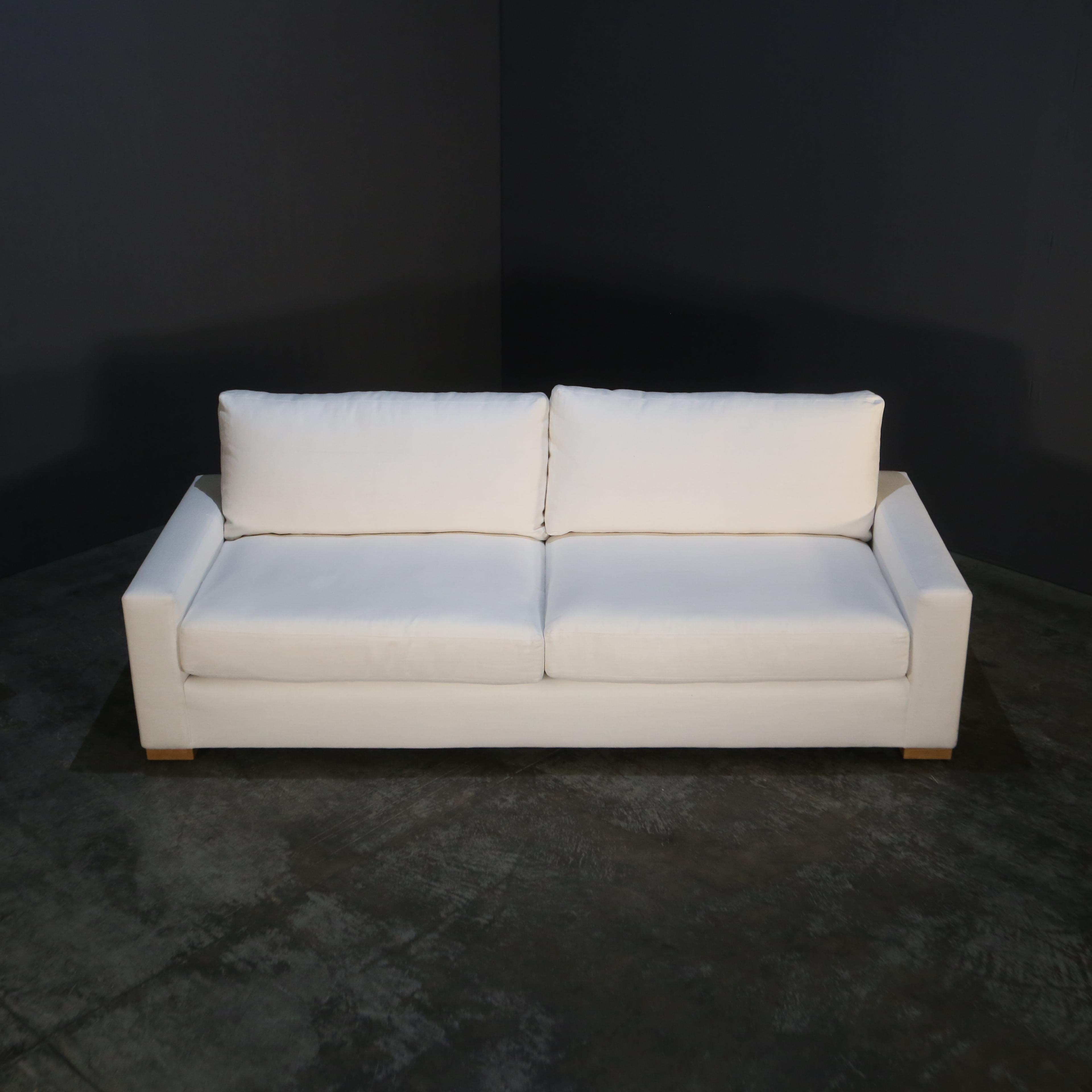 Contemporary Restoration Hardware Maxwell Sofa For Sale