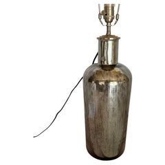 Restoration Hardware Mercury Glass Table Lamp Sculptural Modern Industrial